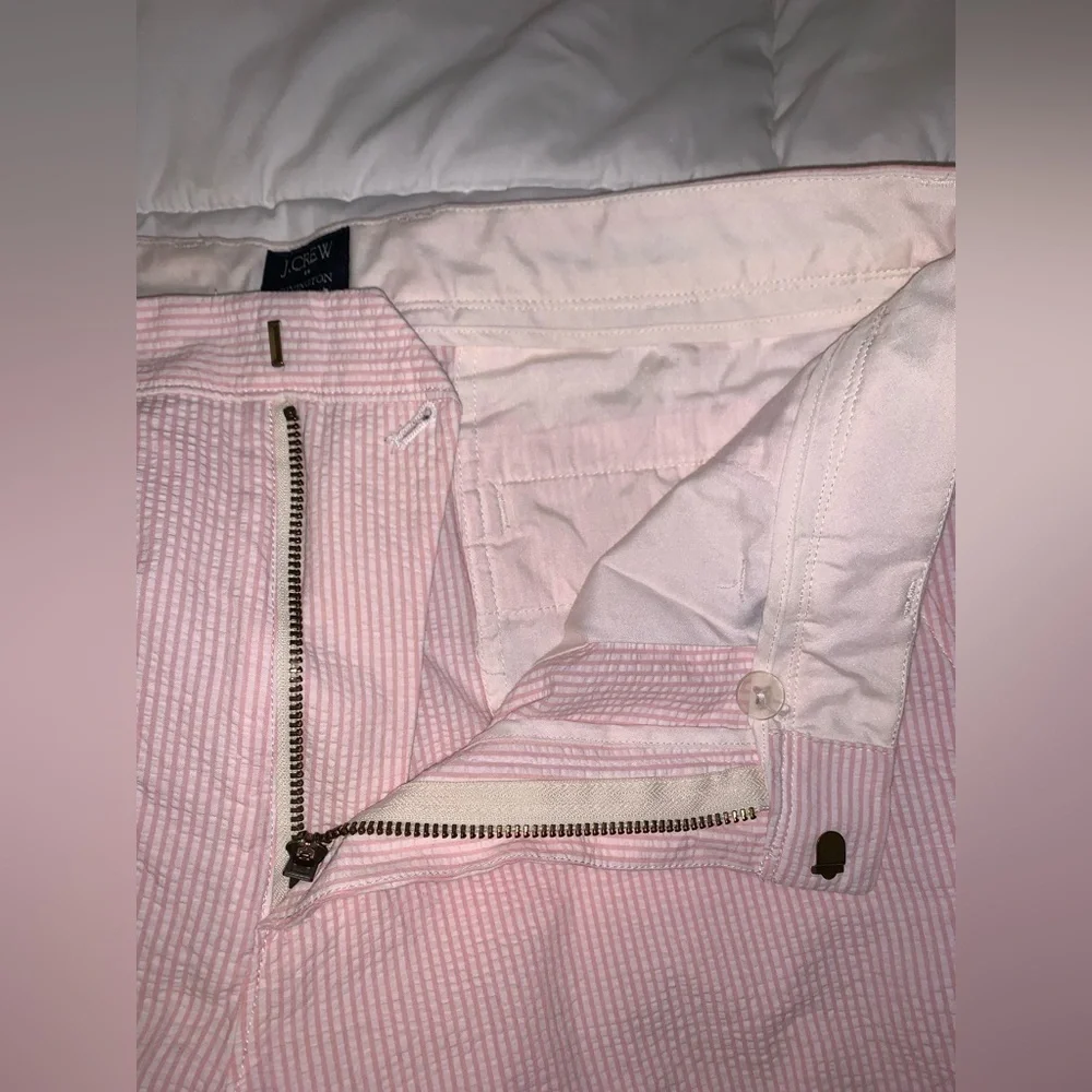 J. Crew pink and white Rivington shorts— mens 34W